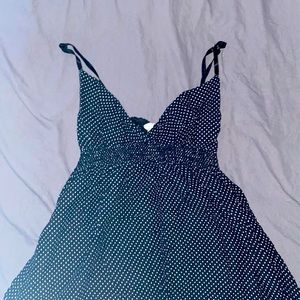 Dark Navy Blue Mini Dress